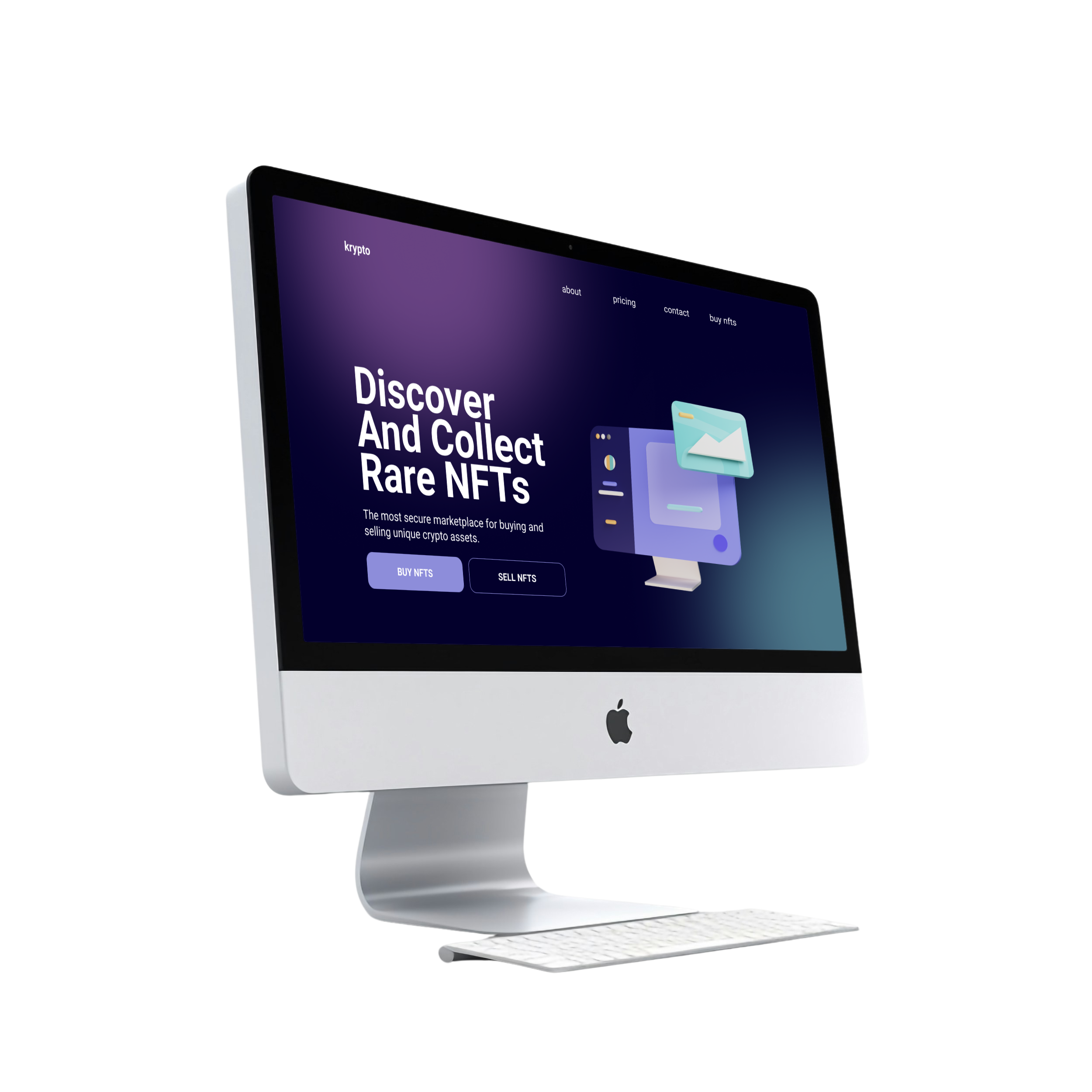 Vista principal del proyecto Krypto