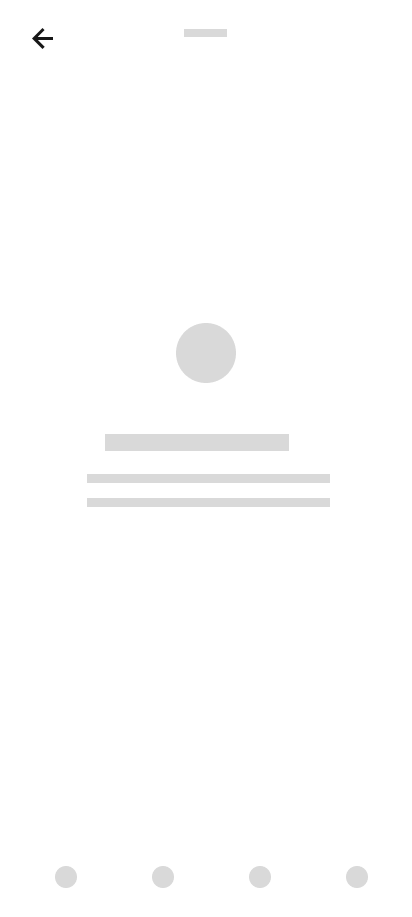 Wireframe pantalla principal